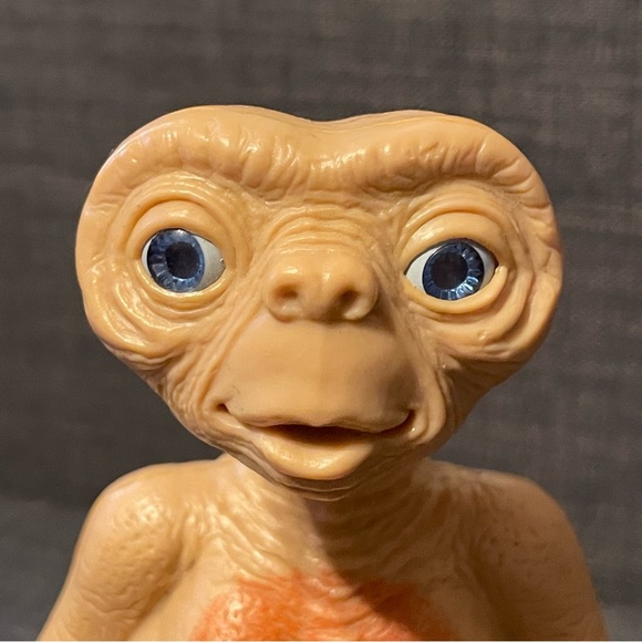 Vintage 1982 E.T. Talking Pull String Toy Figure LJN Universal Studios 7” WORKS! - Picture 2 of 8